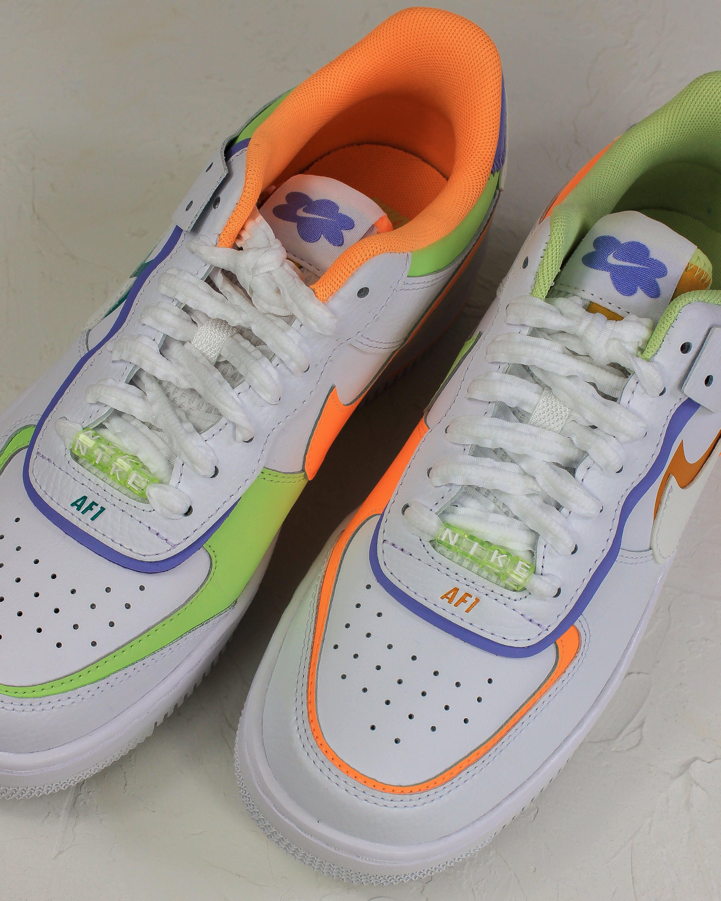 NIKE AIR FORCE SHADOW ¨WHITE PEACH CREAM LIME¨