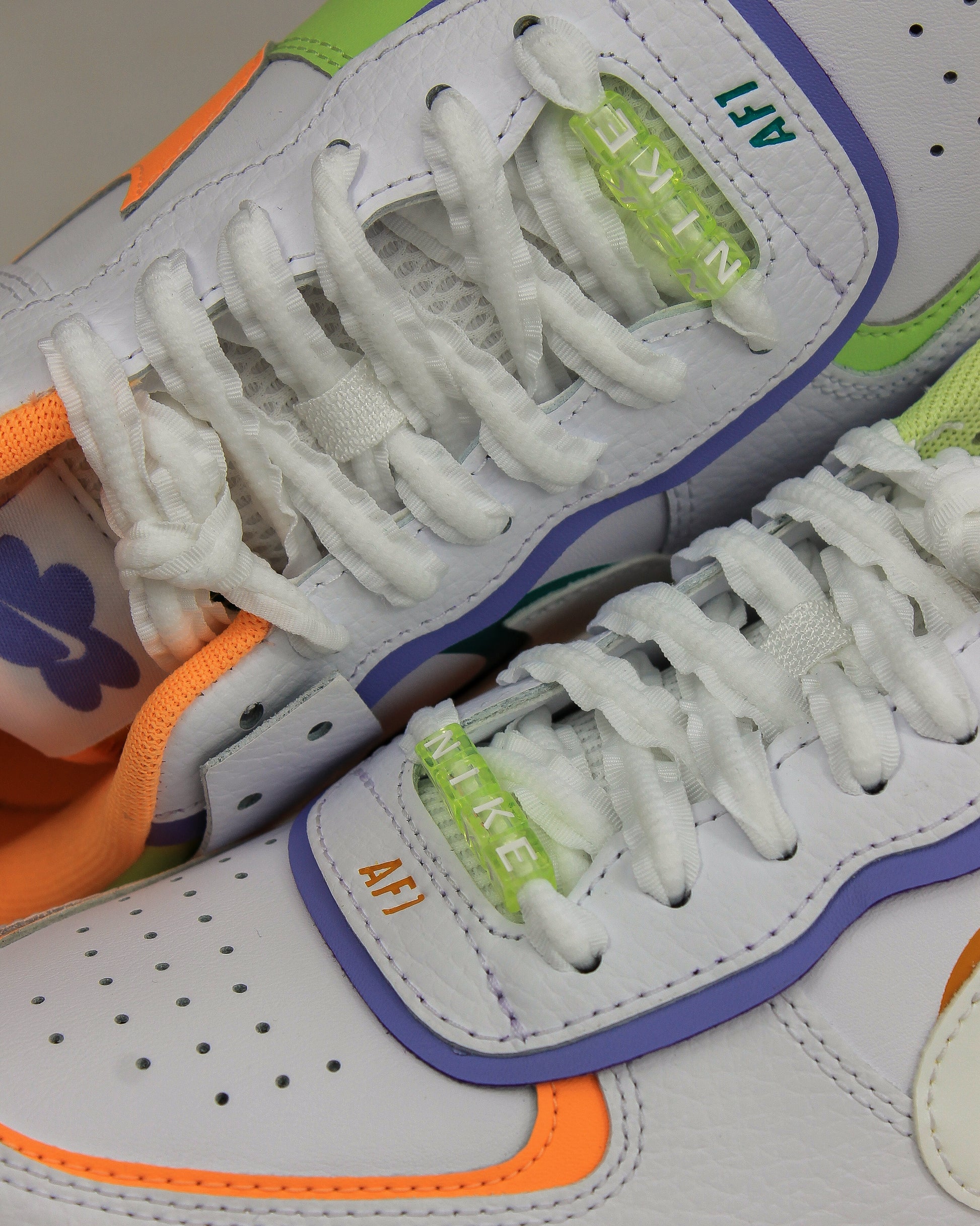 Nike Air Force 1 Shadow White/Peach Cream/Light Liquid Lime